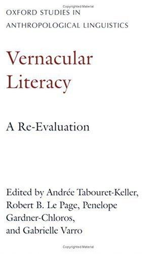 Vernacular literacy  : a re-evaluation