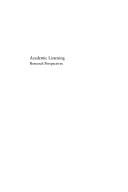 Academic listening  : research perspectives