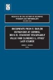 Documents from F. Taylor Ostrander at Oxford, John R. Commons' Reasonable value and Clarence E. Ayres' last course