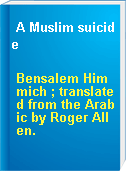 A Muslim suicide