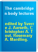 The cambridge n-body lectures