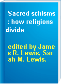 Sacred schisms : how religions divide