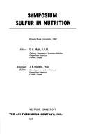 Symposium  : sulfur in nutrition