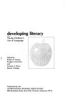 Developing literacy  : young children's use of language