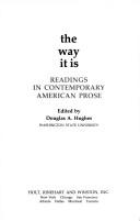 The way it is; : readings in contemporary American prose.