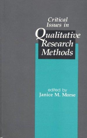 Critical issues in qualitative research methods