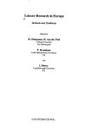World leisure participation  : free time in the global village : a project of the World Leisure and Recreation Association Commission on Research