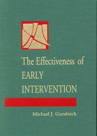 The effectiveness of early intervention