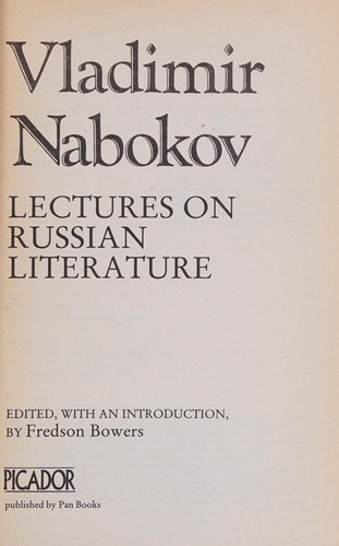 Lectures on Russian literature