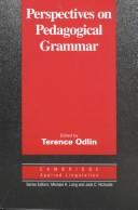 Perspectives on pedagogical grammar